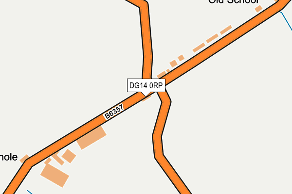 DG14 0RP map - OS OpenMap – Local (Ordnance Survey) DG14 0RP map - OS OpenMap – Local (Ordnance Survey)