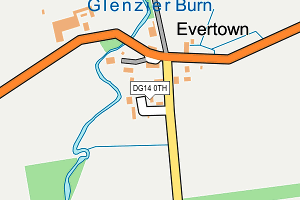 DG14 0TH map - OS OpenMap – Local (Ordnance Survey) DG14 0TH map - OS OpenMap – Local (Ordnance Survey)