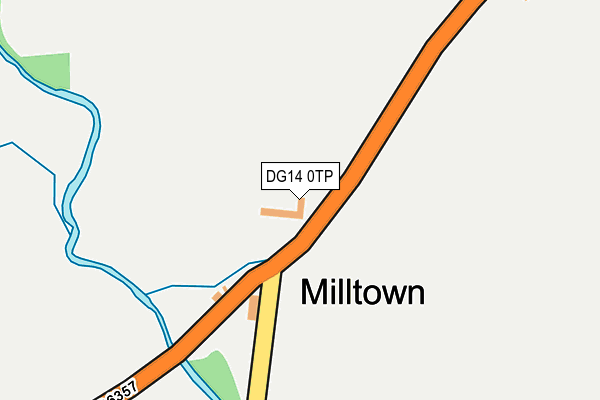 DG14 0TP map - OS OpenMap – Local (Ordnance Survey) DG14 0TP map - OS OpenMap – Local (Ordnance Survey)