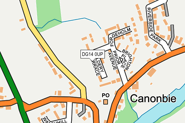 DG14 0UP map - OS OpenMap – Local (Ordnance Survey) DG14 0UP map - OS OpenMap – Local (Ordnance Survey)