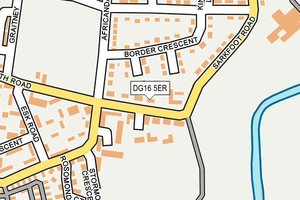 DG16 5ER map - OS OpenMap – Local (Ordnance Survey) DG16 5ER map - OS OpenMap – Local (Ordnance Survey)