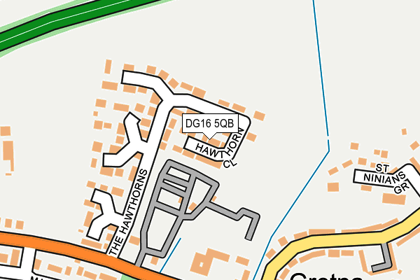 DG16 5QB map - OS OpenMap – Local (Ordnance Survey) DG16 5QB map - OS OpenMap – Local (Ordnance Survey)