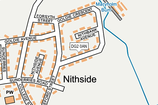 DG2 0AN map - OS OpenMap – Local (Ordnance Survey) DG2 0AN map - OS OpenMap – Local (Ordnance Survey)