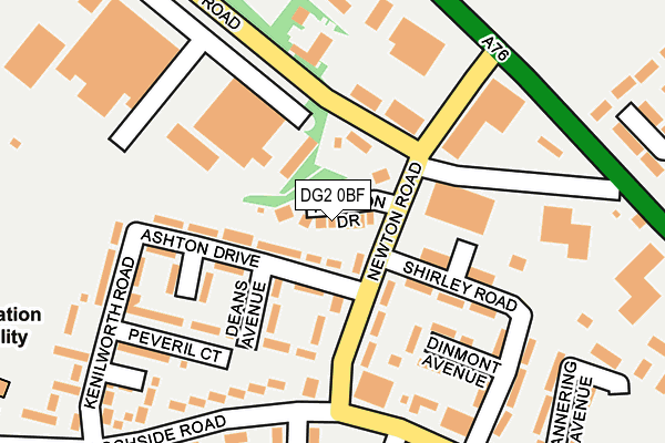 DG2 0BF map - OS OpenMap – Local (Ordnance Survey) DG2 0BF map - OS OpenMap – Local (Ordnance Survey)