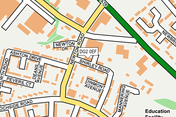 DG2 0EF map - OS OpenMap – Local (Ordnance Survey) DG2 0EF map - OS OpenMap – Local (Ordnance Survey)