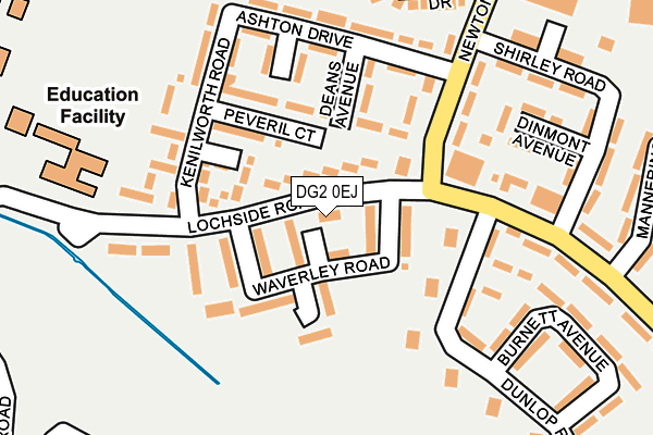 DG2 0EJ map - OS OpenMap – Local (Ordnance Survey) DG2 0EJ map - OS OpenMap – Local (Ordnance Survey)