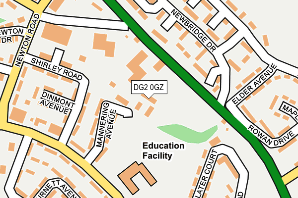 DG2 0GZ map - OS OpenMap – Local (Ordnance Survey) DG2 0GZ map - OS OpenMap – Local (Ordnance Survey)