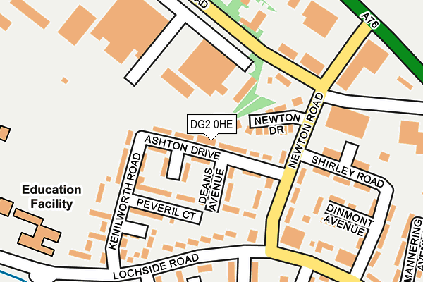 DG2 0HE map - OS OpenMap – Local (Ordnance Survey) DG2 0HE map - OS OpenMap – Local (Ordnance Survey)