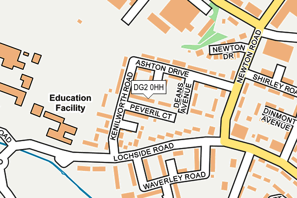 DG2 0HH map - OS OpenMap – Local (Ordnance Survey) DG2 0HH map - OS OpenMap – Local (Ordnance Survey)
