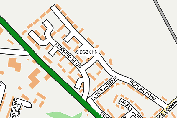 DG2 0HN map - OS OpenMap – Local (Ordnance Survey) DG2 0HN map - OS OpenMap – Local (Ordnance Survey)
