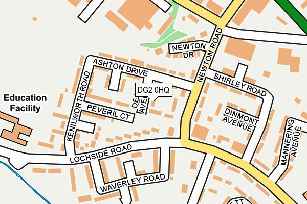 DG2 0HQ map - OS OpenMap – Local (Ordnance Survey) DG2 0HQ map - OS OpenMap – Local (Ordnance Survey)