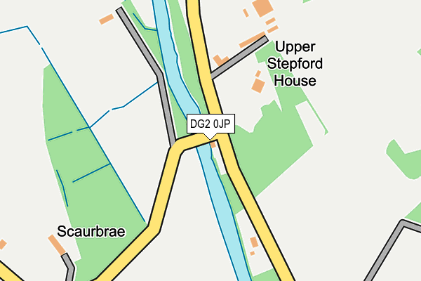 DG2 0JP map - OS OpenMap – Local (Ordnance Survey) DG2 0JP map - OS OpenMap – Local (Ordnance Survey)