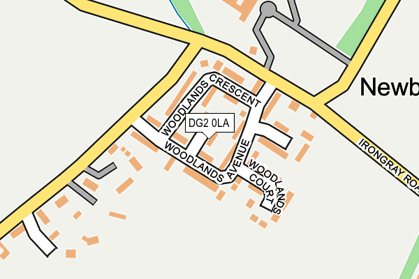 DG2 0LA map - OS OpenMap – Local (Ordnance Survey) DG2 0LA map - OS OpenMap – Local (Ordnance Survey)
