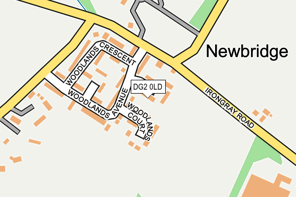 DG2 0LD map - OS OpenMap – Local (Ordnance Survey)