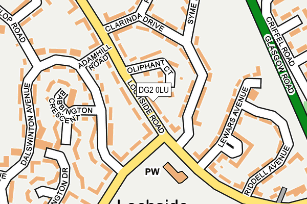 DG2 0LU map - OS OpenMap – Local (Ordnance Survey) DG2 0LU map - OS OpenMap – Local (Ordnance Survey)