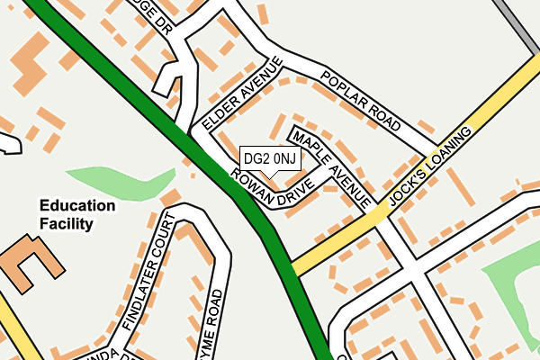 DG2 0NJ map - OS OpenMap – Local (Ordnance Survey) DG2 0NJ map - OS OpenMap – Local (Ordnance Survey)