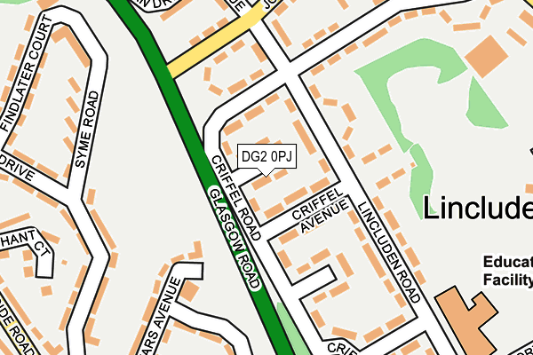 DG2 0PJ map - OS OpenMap – Local (Ordnance Survey) DG2 0PJ map - OS OpenMap – Local (Ordnance Survey)