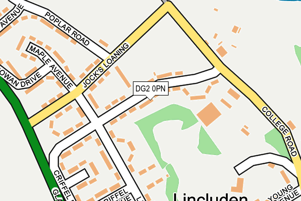 DG2 0PN map - OS OpenMap – Local (Ordnance Survey) DG2 0PN map - OS OpenMap – Local (Ordnance Survey)