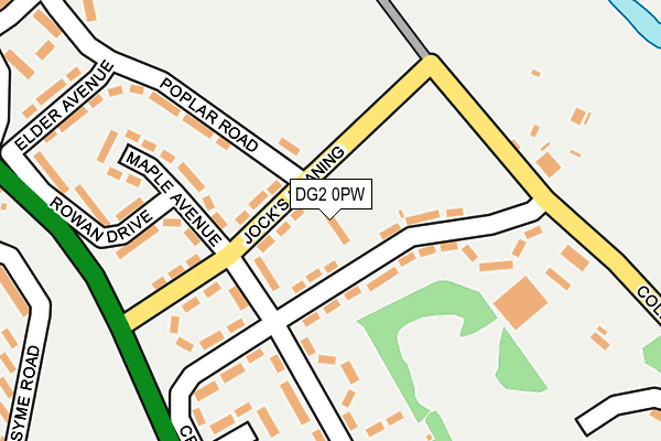 DG2 0PW map - OS OpenMap – Local (Ordnance Survey) DG2 0PW map - OS OpenMap – Local (Ordnance Survey)