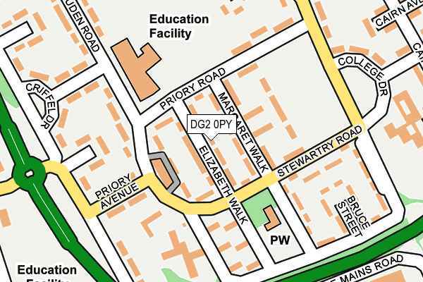 DG2 0PY map - OS OpenMap – Local (Ordnance Survey) DG2 0PY map - OS OpenMap – Local (Ordnance Survey)