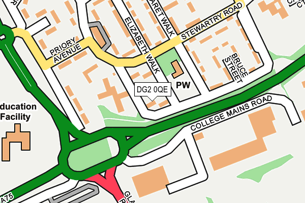 DG2 0QE map - OS OpenMap – Local (Ordnance Survey) DG2 0QE map - OS OpenMap – Local (Ordnance Survey)