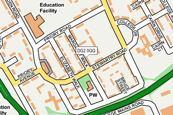 DG2 0QQ map - OS OpenMap – Local (Ordnance Survey) DG2 0QQ map - OS OpenMap – Local (Ordnance Survey)