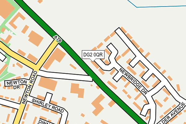 DG2 0QR map - OS OpenMap – Local (Ordnance Survey) DG2 0QR map - OS OpenMap – Local (Ordnance Survey)