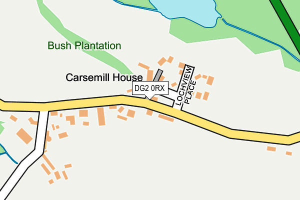 DG2 0RX map - OS OpenMap – Local (Ordnance Survey)