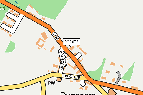DG2 0TB map - OS OpenMap – Local (Ordnance Survey)