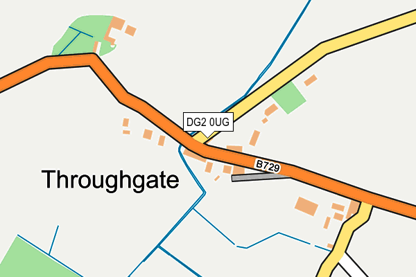 DG2 0UG map - OS OpenMap – Local (Ordnance Survey) DG2 0UG map - OS OpenMap – Local (Ordnance Survey)