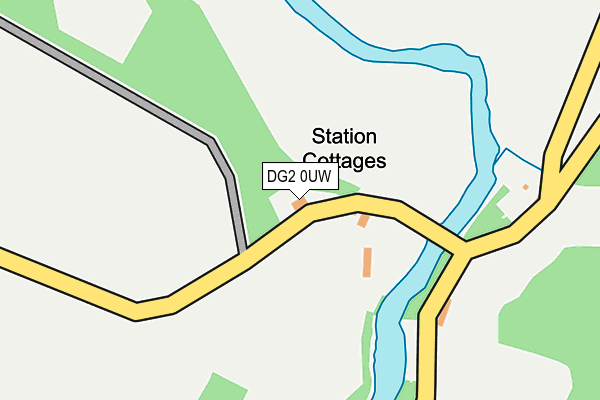 DG2 0UW map - OS OpenMap – Local (Ordnance Survey) DG2 0UW map - OS OpenMap – Local (Ordnance Survey)
