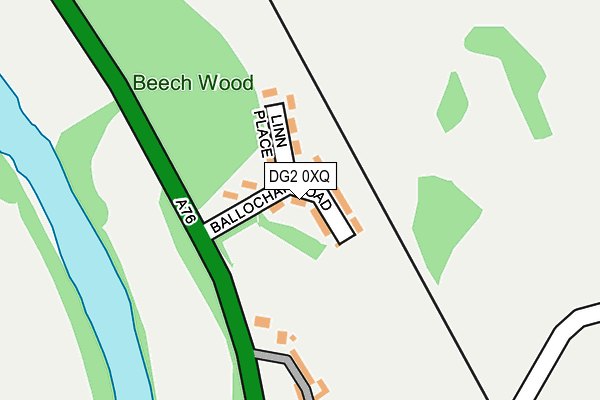 DG2 0XQ map - OS OpenMap – Local (Ordnance Survey) DG2 0XQ map - OS OpenMap – Local (Ordnance Survey)