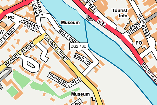 DG2 7BD map - OS OpenMap – Local (Ordnance Survey) DG2 7BD map - OS OpenMap – Local (Ordnance Survey)