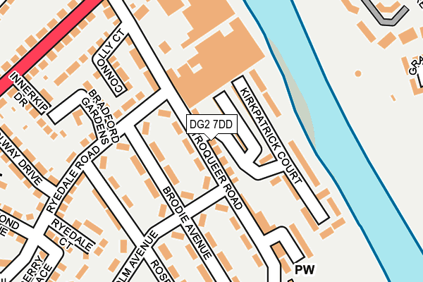DG2 7DD map - OS OpenMap – Local (Ordnance Survey) DG2 7DD map - OS OpenMap – Local (Ordnance Survey)