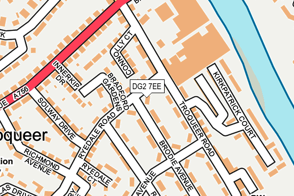 DG2 7EE map - OS OpenMap – Local (Ordnance Survey) DG2 7EE map - OS OpenMap – Local (Ordnance Survey)
