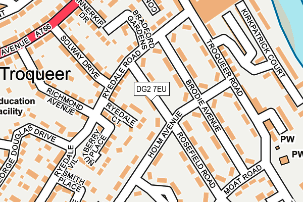 DG2 7EU map - OS OpenMap – Local (Ordnance Survey) DG2 7EU map - OS OpenMap – Local (Ordnance Survey)