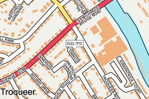 DG2 7FD map - OS OpenMap – Local (Ordnance Survey) DG2 7FD map - OS OpenMap – Local (Ordnance Survey)