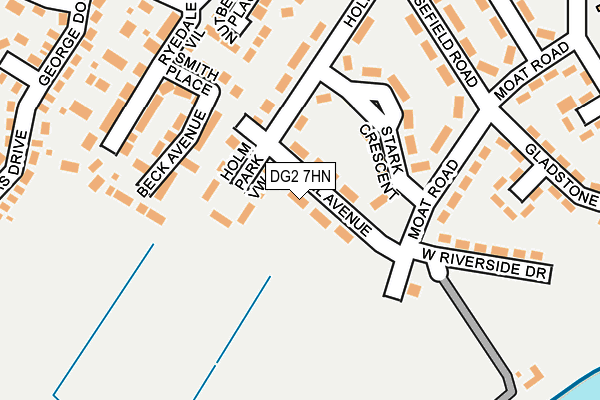 DG2 7HN map - OS OpenMap – Local (Ordnance Survey) DG2 7HN map - OS OpenMap – Local (Ordnance Survey)