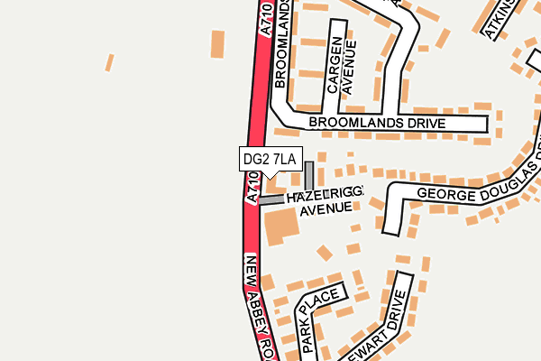 DG2 7LA map - OS OpenMap – Local (Ordnance Survey) DG2 7LA map - OS OpenMap – Local (Ordnance Survey)