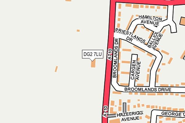 DG2 7LU map - OS OpenMap – Local (Ordnance Survey) DG2 7LU map - OS OpenMap – Local (Ordnance Survey)