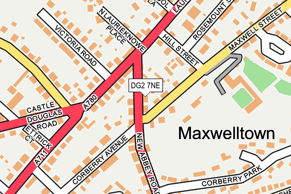 DG2 7NE map - OS OpenMap – Local (Ordnance Survey) DG2 7NE map - OS OpenMap – Local (Ordnance Survey)