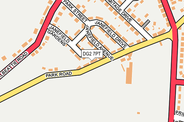 DG2 7PT map - OS OpenMap – Local (Ordnance Survey) DG2 7PT map - OS OpenMap – Local (Ordnance Survey)
