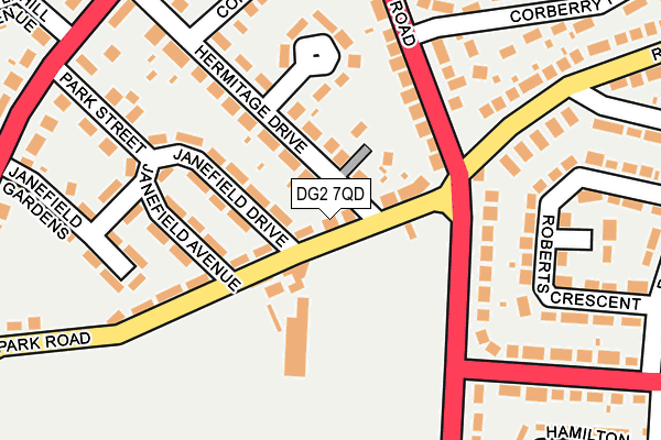 DG2 7QD map - OS OpenMap – Local (Ordnance Survey) DG2 7QD map - OS OpenMap – Local (Ordnance Survey)