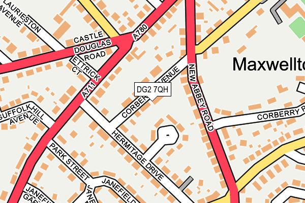 DG2 7QH map - OS OpenMap – Local (Ordnance Survey) DG2 7QH map - OS OpenMap – Local (Ordnance Survey)