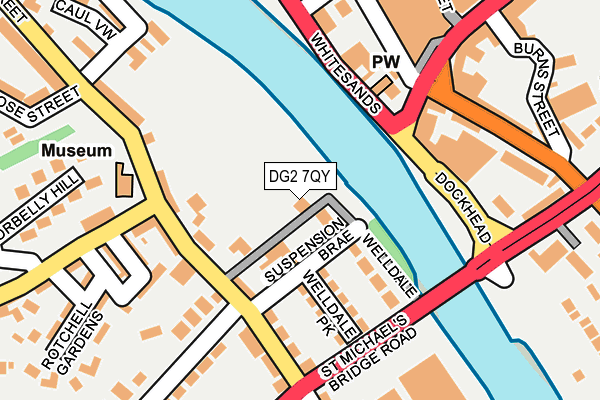 DG2 7QY map - OS OpenMap – Local (Ordnance Survey) DG2 7QY map - OS OpenMap – Local (Ordnance Survey)