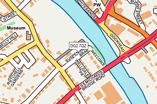 DG2 7QZ map - OS OpenMap – Local (Ordnance Survey) DG2 7QZ map - OS OpenMap – Local (Ordnance Survey)