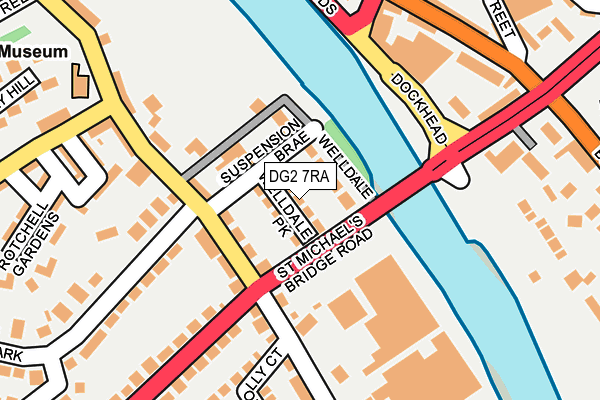 DG2 7RA map - OS OpenMap – Local (Ordnance Survey) DG2 7RA map - OS OpenMap – Local (Ordnance Survey)