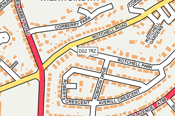 DG2 7RZ map - OS OpenMap – Local (Ordnance Survey) DG2 7RZ map - OS OpenMap – Local (Ordnance Survey)