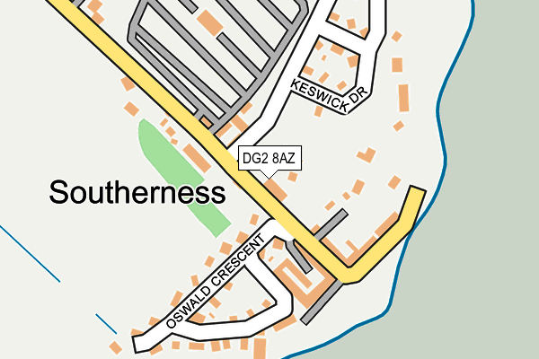 DG2 8AZ map - OS OpenMap – Local (Ordnance Survey) DG2 8AZ map - OS OpenMap – Local (Ordnance Survey)
