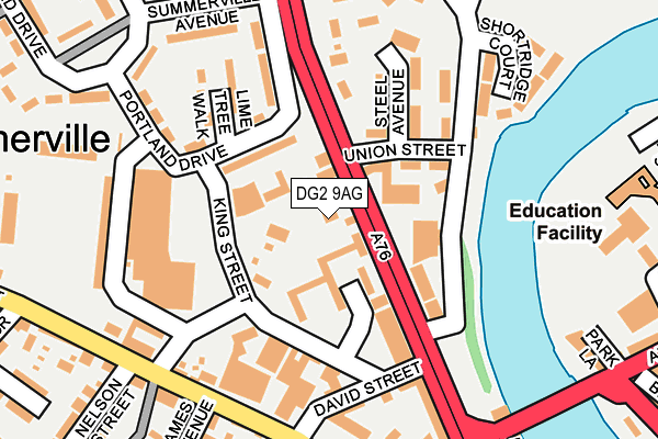 DG2 9AG map - OS OpenMap – Local (Ordnance Survey) DG2 9AG map - OS OpenMap – Local (Ordnance Survey)